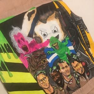 Custom “Ghostbusters” denim jacket